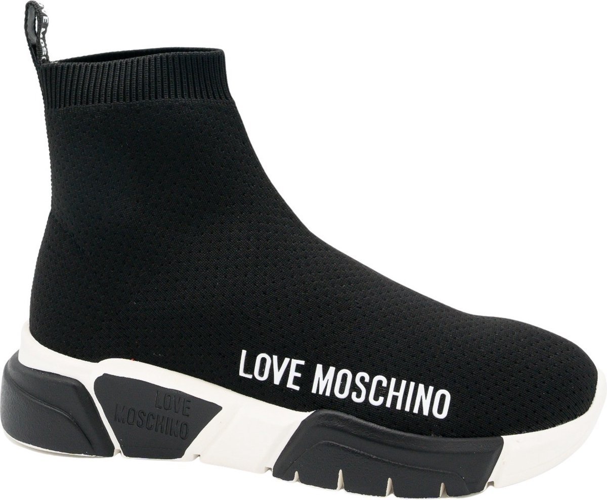 Dames Sneakers voor Moschino Enkellaarzen Ja15033g1diz0000 in het Zwart  Dames Schoenen voor voor Sneakers voor Hoge sneakers allware.com.br