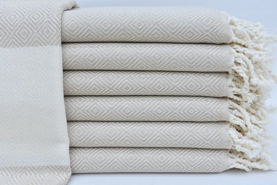 Sofa Deken | 100x180cm | Hammam Peshmental Plaid | Yogahanddoek. | Badhanddoek | Handdoek van biologisch katoen, handdoek van Peshtemal, handdoek van beige en ivoor, 40x70 inch