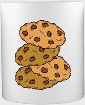 Akyol - Cookies Mok met opdruk - koekje - liefhebbers van koekjes - Coockie - 350 ML inhoud