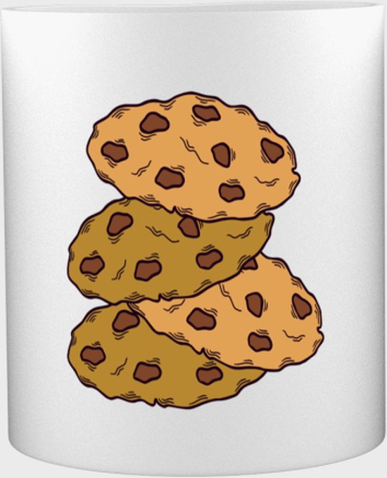 Akyol - Cookies Mok met opdruk - koekje - liefhebbers van koekjes - Coockie - 350 ML inhoud cadeau geven
