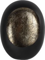 Photophore sans marque Eggy 34,5 Cm Acier Zwart/ Argent