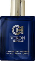 Chatler Eau De Parfum Veron Deep Blue Heren 100 Ml Houtig/fris