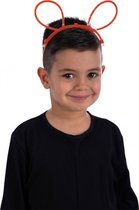 Carnival Toys Haarband Mouse Fluorescerend Junior Rood One-size