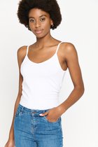 LOLALIZA Tank top - Wit - Maat L