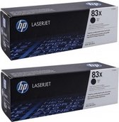 Originele inkt cartridge HP 83X (2 PCS)