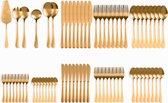 Magani - Gouden Bestekset - Roestvrij Staal - 70-delig - voor Acht Personen - Gekleurde PVD coating Magani - Gouden Bestekset - Roestvrij Staal - 70-delig - voor Acht Personen - Gekleurde PVD coating