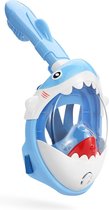 Atlantis Full Face Mask Shark - Snorkelmasker - Kinderen - Blauw