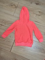 Meisjes Joggingpak hoodie en joggingbroek, felroze, maat 98/104