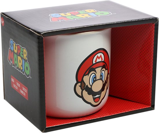 Nintendo Super Mario Bros Mok - Beker 415ml - In geschenkdoos