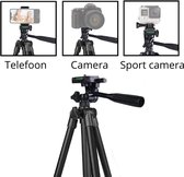 Camera statief - Camera statief telefoon - Camera statief smartphone - Camera statief zwart - Smartphone houder statief