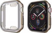 Apple Watch 44 mm Hoesje plus screen protector - iWatch full body case - 44 mm - Vintage Gold