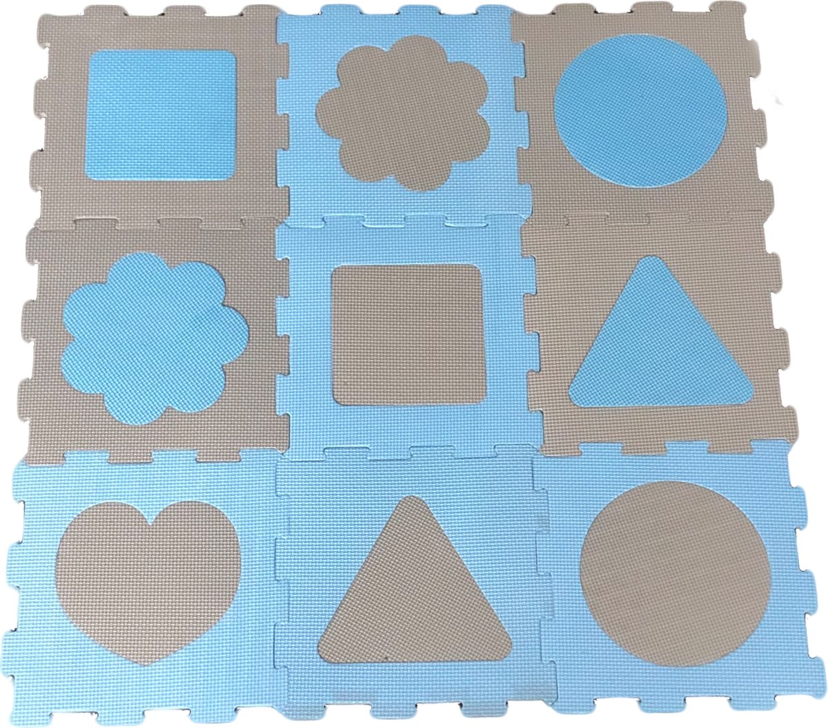 Vloerpuzzel set van 9 stuks