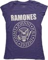 Ramones - Presidential Seal Dames T-shirt - XS - Paars