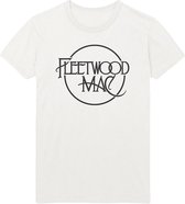 Fleetwood Mac Heren Tshirt -L- Classic Logo Wit