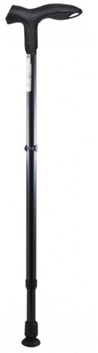 Wandelstok Soft Step Zwart