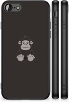 Trendy Telefoonhoesjes iPhone 7/8/SE 2020/2022 GSM Hoesje met Zwarte rand Gorilla