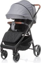 4Baby Stinger 2021 Zwart - Buggy - Duurzame Wandelwagen - Inclusief Accessoires - Optimaal voor veiligheid- en comfort