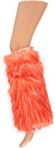 Beenwarmers Neon | Beenwarmers carnaval | Fluor Oranje | One Size | Beenwarmers dames | Carnavalskleding dames | Feestkleding | Apollo