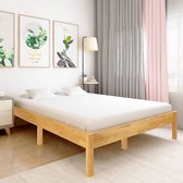 Decoways - Bedframe massief eikenhout 160x200 cm