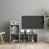 Decoways - Tv-meubelen 2 stuks 72x35x36,5 cm spaanplaat betongrijs