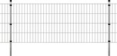 Decoways - Dubbelstaafmatten 2008 x 830mm 32m Zilver 16 stuksuks