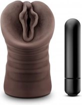 Hot Chocolate - Alexis Masturbator Met Vibrerende Bullet - Vagina - Dildo - Vibrator - Penis - Penispomp - Extender - Buttplug - Sexy - Tril ei - Erotische - Man - Vrouw - Penis - Heren - Dam