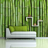 Fotobehang - Bamboe muur.