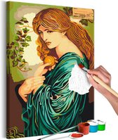 Doe-het-zelf op canvas schilderen - Portrait of Proserpina.