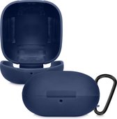 kwmobile Hoes voor Beats Powerbeats Pro - Siliconen cover voor oordopjes in blauw