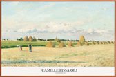 JUNIQE - Poster met kunststof lijst Pissarro - Ile-de-France -40x60