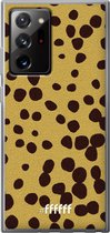 6F hoesje - geschikt voor Samsung Galaxy Note 20 Ultra -  Transparant TPU Case - Cheetah Print #ffffff