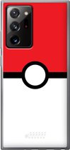 6F hoesje - geschikt voor Samsung Galaxy Note 20 Ultra -  Transparant TPU Case - Pokeball #ffffff