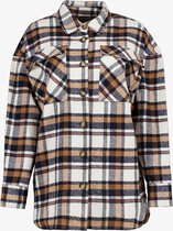 TwoDay dames blouse met ruitjes - Bruin - Maat S