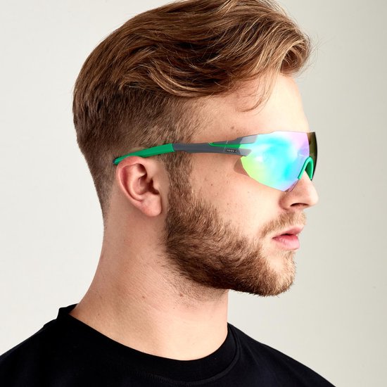 Sinner Zonnebril Unisex Prospects (Box) - Grijs/Groen - One Size van Sinner — afbeelding 4