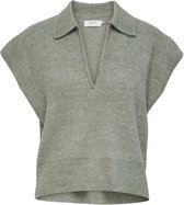 ONLY  Mayse S/L Polo Pullover Knt Seagrass GROEN XL