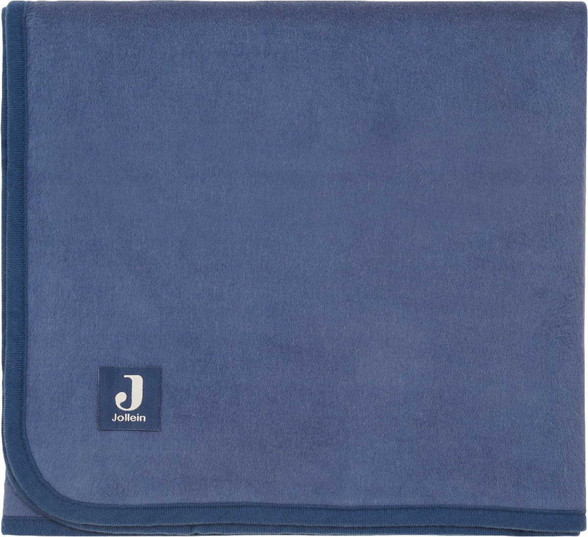 Jollein Baby Deken Ledikant 100x150cm - Jeans Blue