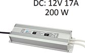 DiamantLED - LED Strip voeding - 12V - 17A - 200W - waterdicht