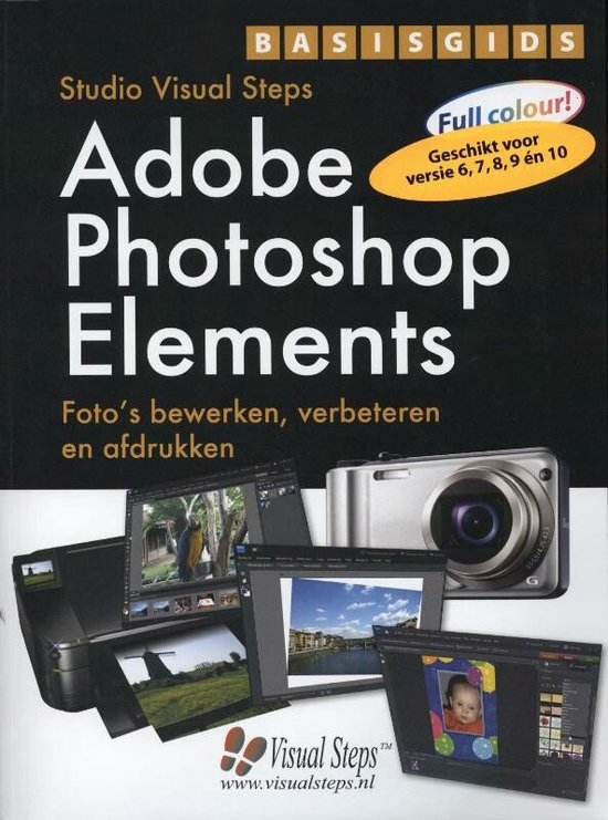 Cover van het boek 'Basisgids Adobe Photoshop Elements' van Studio Visual Steps