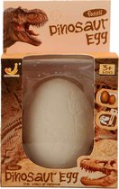 Jonotoys Verrassingsei Fossiel Junior 8 X 10 Cm Klei Wit