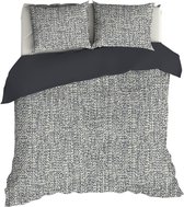 Romanette dekbedovertrek Tweed flanel lits-jumeaux