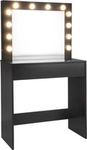 Cosment Dressing Table with LED Lighting - kaptafel - make up tafel - kaptafel met spiegel - kaptafel kinderen - toillettafel - kaptafel voor meisjes