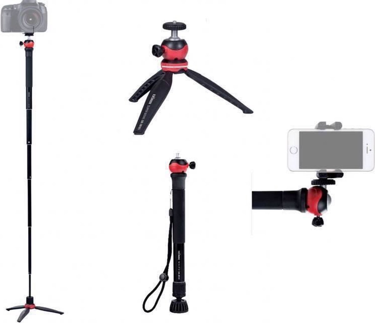 Dörr SB-S2810S Super Bowl Monopod en Tafelstatief Kit