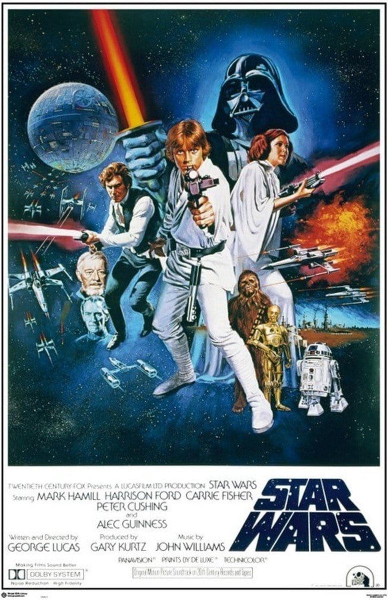 Grupo Erik Star Wars Classic La Guerra de las Galaxias Poster - 61x91,5cm