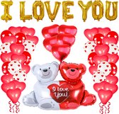 Valentijnsdag/Huwelijksverjaardag/Bruiloft Decoratie/Bekentenis/Ballon Set