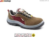 PowerShoes | Werkschoenen - KIOWA ATP21 S1P SRC ESD - Maat 36 - Kleur Kameel-Bordeaux