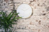 NeXtime NE-3235WI Wandklok Glamour Ø40 Metaal Wit/goud