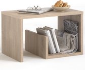 Decoways - FMD Salontafel 2-in-1 59x36x38 cm eikenkleurig