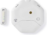 Nedis ALRMD20WT Slim Deur-/raamalarm Met Magnetische Sensor Batterijen Meegeleverd Geen Gereedschap Nodig