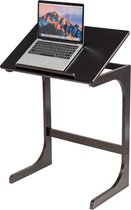 MEUBELEXPERT - Laptop Bedtafel met Kantelbare Lade 60 x 40 x 70 cm