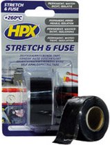 HPX Stretch&fuse Tape Zwart 3m